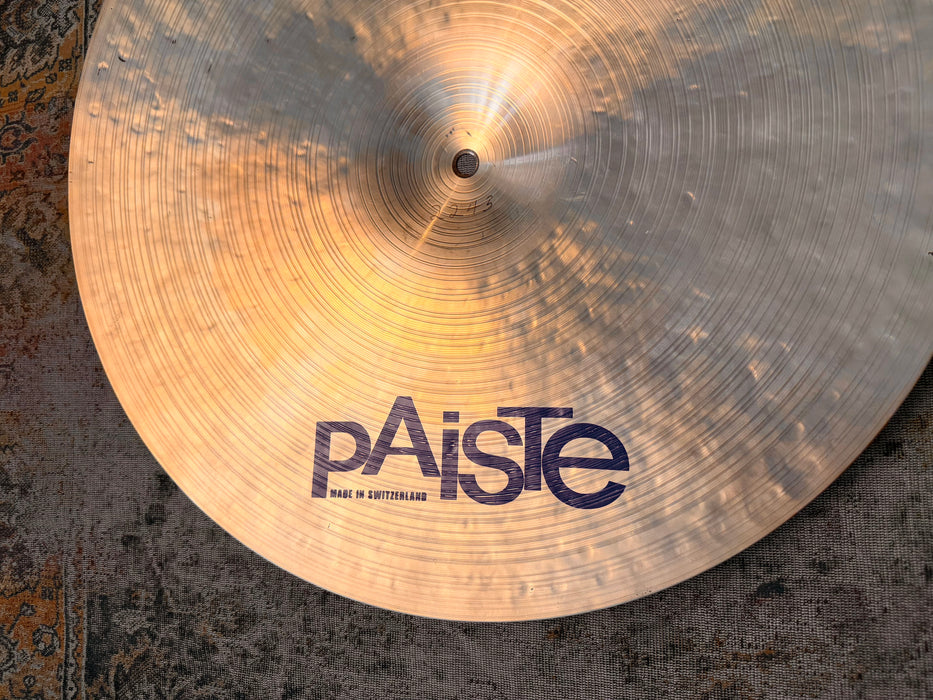 Paiste MASTERS BLUEBIRD MELLOW Ride 20” 2235 g CLEAN! Light Dark Complex! Don’t Pay $650!