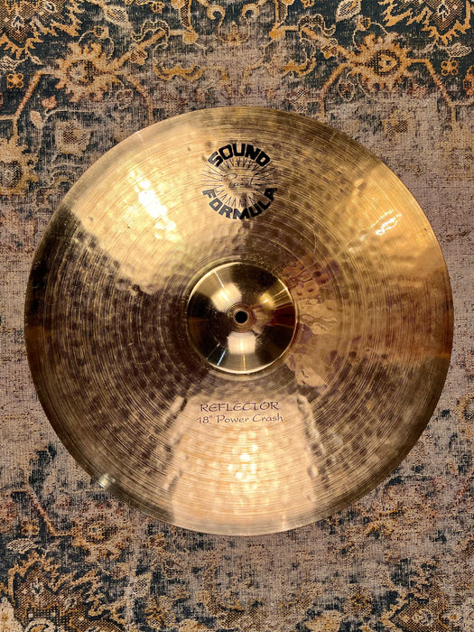 RARE Semi Dark Paiste Orig REFLECTOR SOUND FORMULA Power Crash 18” 1667 g