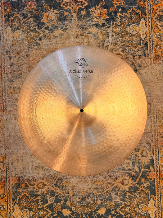 Discontinued ZILDJIAN A & CIE "Vintage" 20" RIDE 1st RUN! 1897 g Stick + CLEAN Warm Tone! CRASHABLE