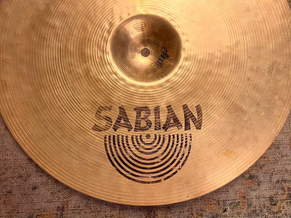 Sabian HH MEDIUM THIN Crash 16” Earlier BRILLIANT FINISH Hand Hammered 1127 g DARK!