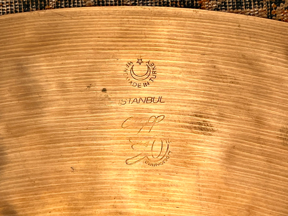 Istanbul AGOP 30th ANNIVERSARY 24” Ride Crash 3226 g Thin GOLDEN! Sounds AMAZING! Perfect