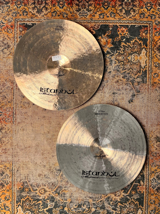 Rare HUGE Istanbul Mehmet LEGEND DRY 15” Hihats 1136 1274 g MINT