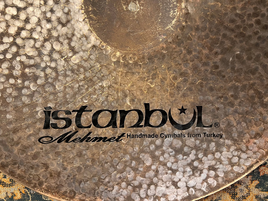 Dark Low Semi Dry Istanbul Mehmet Vezir Jazz Sizzle Ride 22” 2233 g PERFECT Amazing