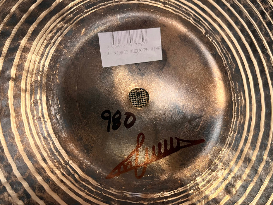 Dark Dry Istanbul Mehmet Kirkor K 14” Hihats 980 1230 g IMMACULATE Unique Black Gold! Controlled!