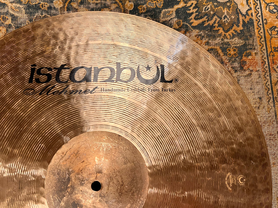 Rare ULTRA DARK Complex Istanbul Mehmet 22" MC Jazz Ride 2484 g PERFECT