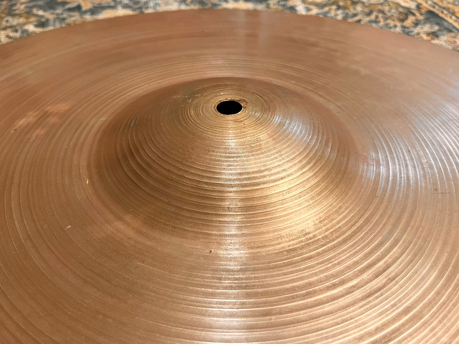 VINTAGE Zildjian 1960s 22” Medium Thin Dry Light Crash Ride 2740 g DEEP DARK Patina VERSATILE