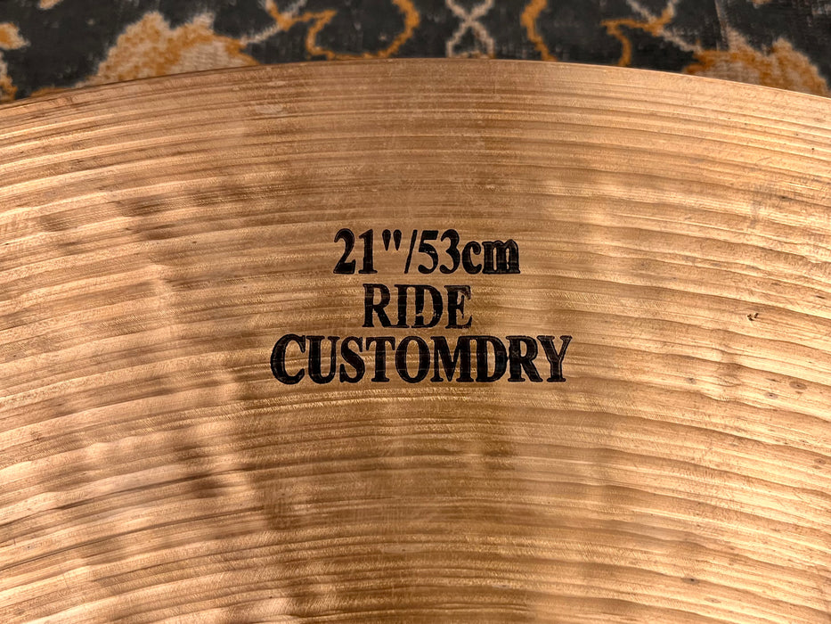 RARE Istanbul Mehmet TRADITIONAL CUSTOM DRY Ride 21” 3429 g CLEAN! STRONG Definition!
