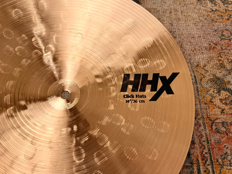 Sabian HHX CLICK HATS Hihats 14” 957 1258 g MINT! Duo Style! WHY Pay $655?? Beautiful!!!