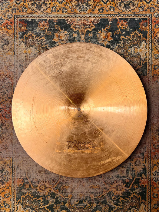 Vintage Paiste 2002 Factory-Stamped Ride 22” 2914 g THE ORIGINAL! WHY PAY $560??? This is The REAL DEAL