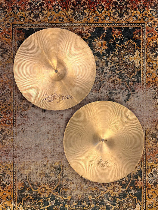 Vintage Zildjian New Beat 14” Hihats 896 1182 g CLEAN Light THIN TOP