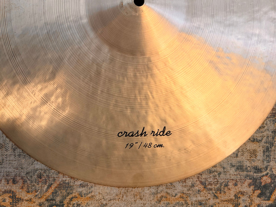 Earlier ISTANBUL Agop Mel Lewis 19” Crash Ride 1722 g Warm With Great Stick Attack! CONTROLLED!