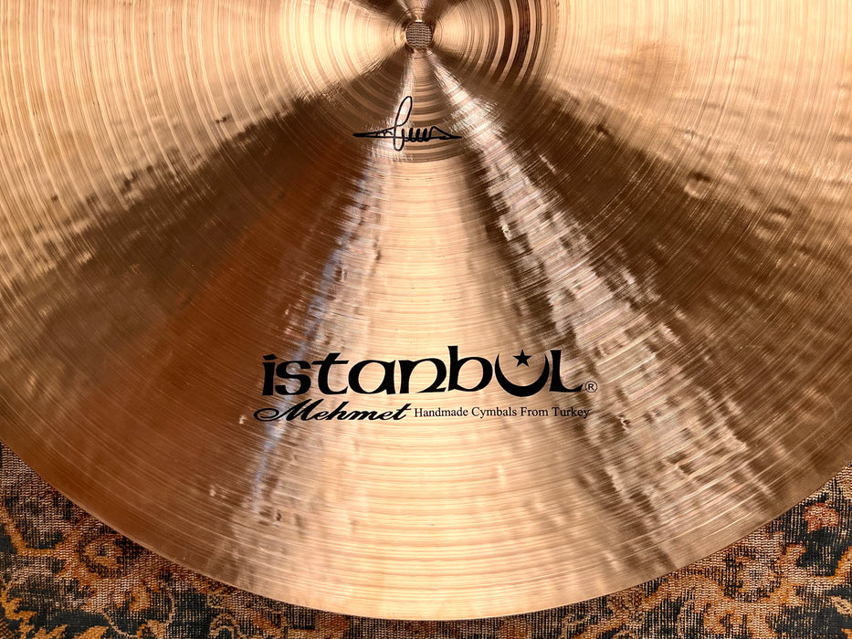Ultra Warm ISTANBUL Mehmet Nostalgia 70s 22” Ride 2362 g MINT Super Crashable! Amazing Cymbal
