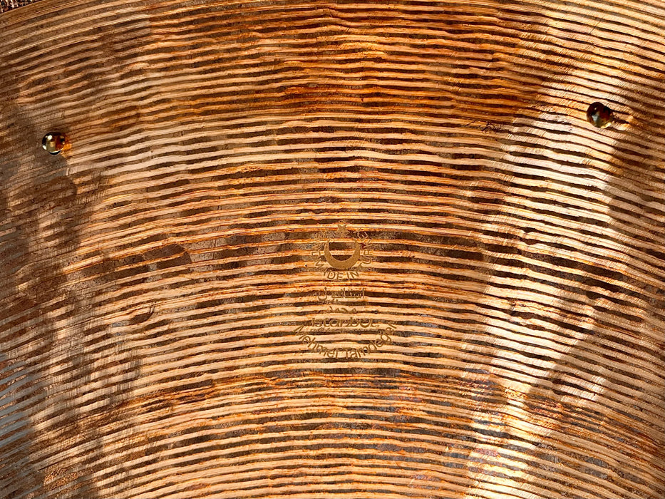 Rare ULTRA DARK MASSIVE Istanbul Mehmet 24” MC Jazz Ride Sizzle 2872 g IMMACULATE & Amazing