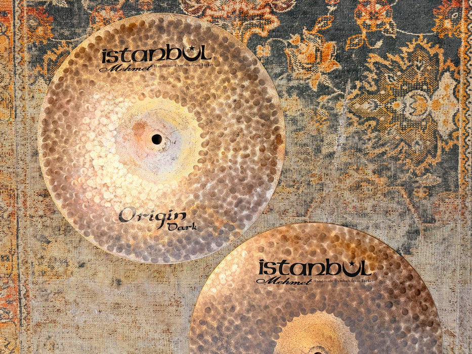 DARK DRY RAW Istanbul Mehmet Origin Dark Hihats 13” 842 1011 g PERFECT! Organic Crisp Tone