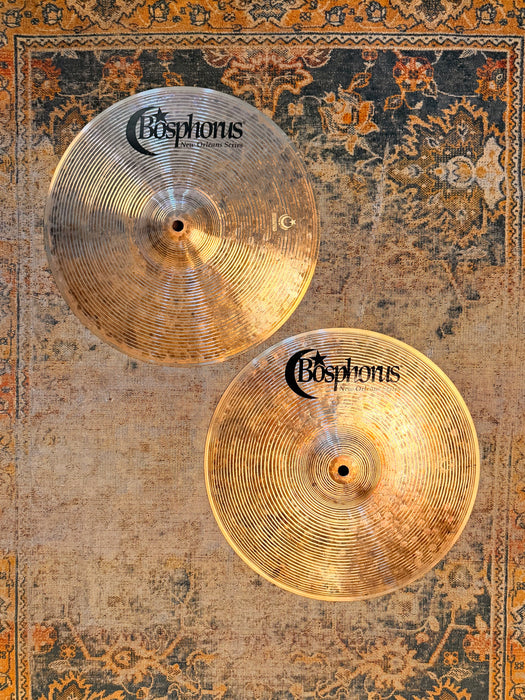 Rare Dry Crisp BOSPHORUS NEW ORLEANS 13” Hihats 850 976 g Articulate! IMMACULATE