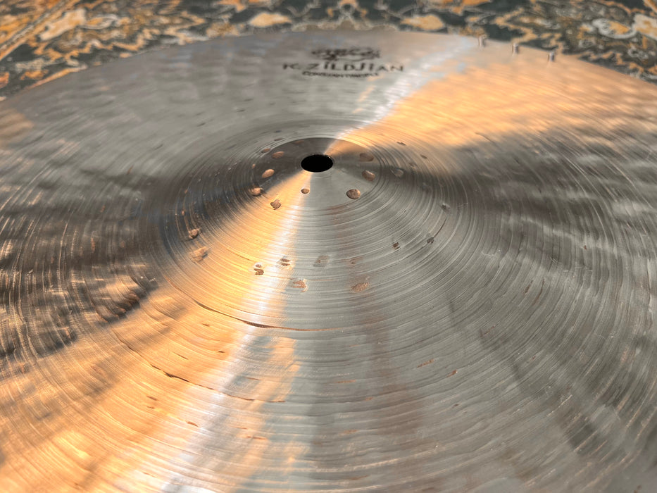 Zildjian K CONSTANTINOPLE LIGHT RIDE 22” SIZZLE 2346 g PERFECT Ultra WARM! Crashable! Collectible!