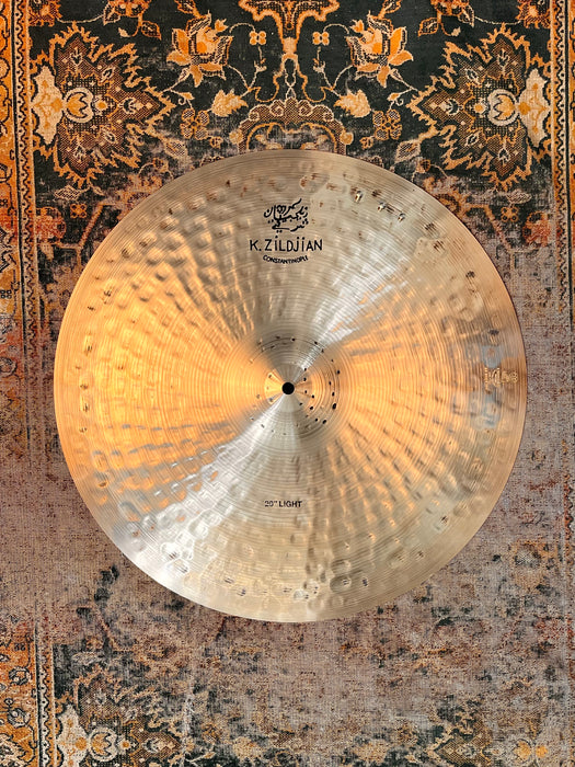Zildjian K CONSTANTINOPLE LIGHT RIDE SIZZLE 20” 1948 g PERFECT! DARK! Crashable! Limited!