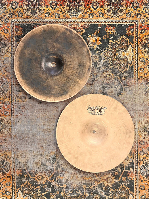UNIQUE Sabian COMBO JACK DEJOHNETTE Original + ENCORE Hihats 14” 1193 1518 g AMAZING DRY