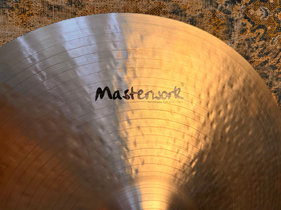 GLOWING Masterwork JAZZ MASTER 20” ULTRA Paper Thin Crash Ride 1374 g MINT! Gorgeous! Responsive