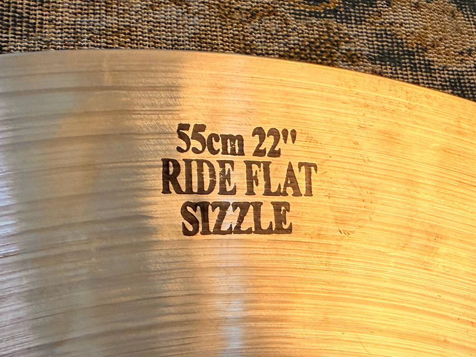 ISTANBUL Mehmet HORACIO EL NEGRO FLAT RIDE 22” Sizzle Immaculate! Stunning! Controlled! Ultra Mellow! 2418 g