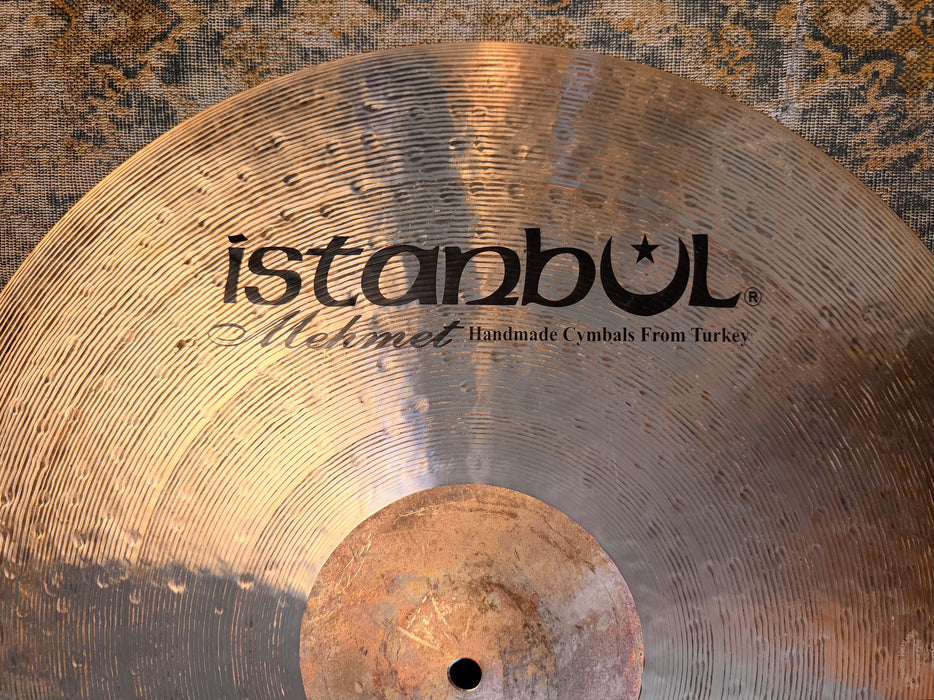 Rare ULTRA DARK Complex Istanbul Mehmet 21” MC Jazz Ride Crash 2209 g PERFECT! CRASHABLE