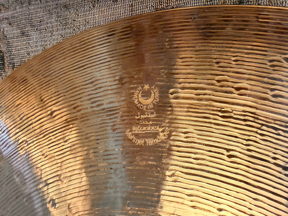 Rare ULTRA DARK Complex Istanbul Mehmet 21” MC Jazz Ride Crash 2209 g PERFECT! CRASHABLE