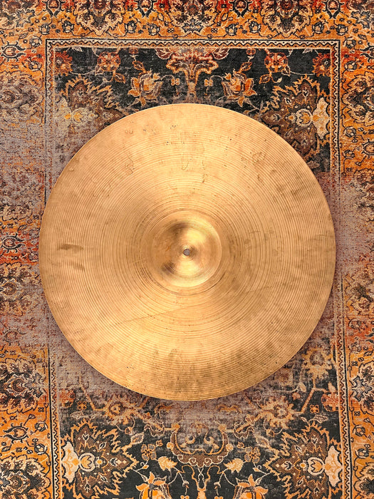 BIG Light 1960s Vintage Zildjian 22” Light Crash Ride 2624 g Complex Full Crash GORGEOUS! Versatile