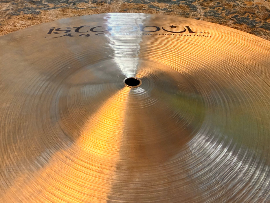 ISTANBUL AGOP Traditional DARK Crash 19” 1617 g CLEAN! Golden Glowing Dark! FULL!