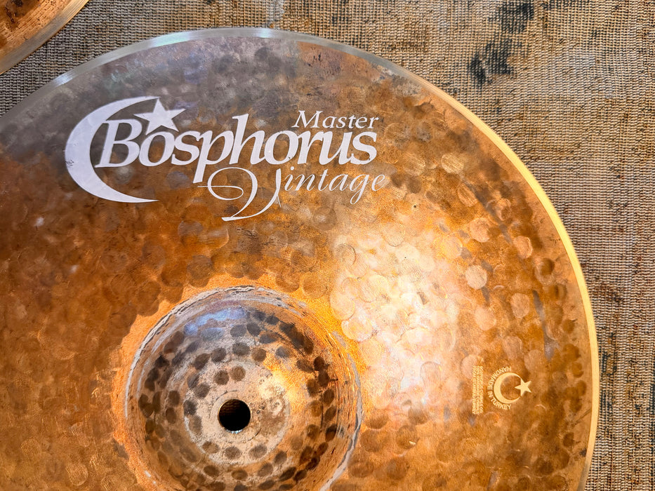 Bosphorus Master Vintage 13” Hihats Responsive DRY COMPLEX RARE & PERFECT 756 928 g Sound Amazing