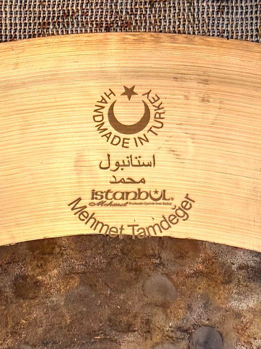 DARK 1/2 LATHE ISTANBUL Mehmet Hamer 16” SPLIT CRASH 914 g PERFECT Turk Traditional