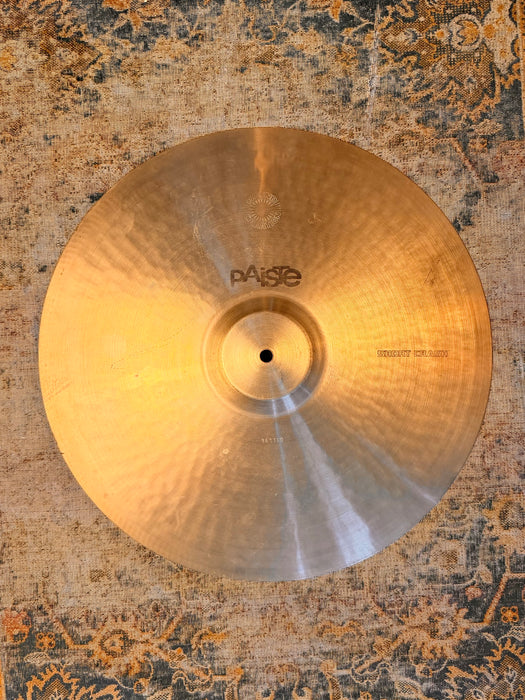 Vintage Paiste SOUND CREATION 18” SHORT CRASH Light Ride 1604 g Unique Bell! Smooth Mellow Controlled! Rare!