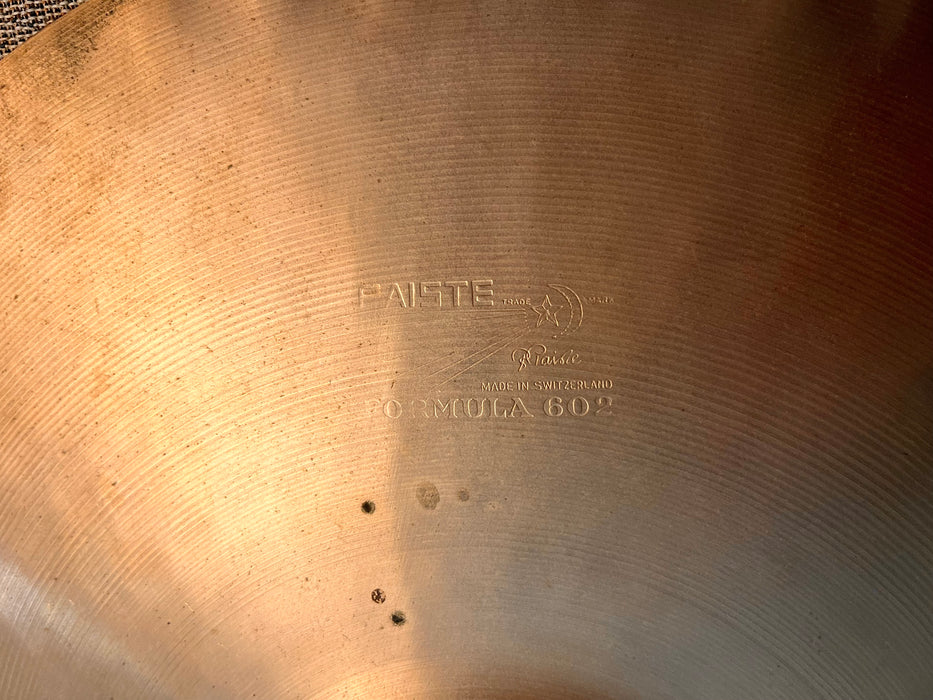 EARLY Vintage Paiste 602 SOUND EDGE Hihats 14” 852 958 g PRE SERIAL! The TONE! Don’t Pay $800 For REISSUES!