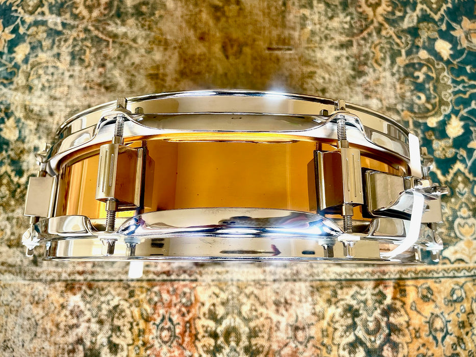 DISCONTINUED Hard to Find LUDWIG BRONZE Piccolo Snare 3” X 13” CLEAN Famous