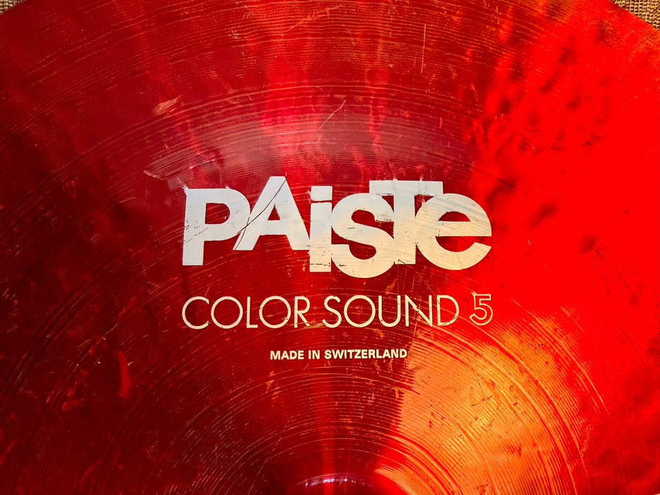 THE ORIGINAL Vintage PAISTE COLORSOUND 5 China Type 18" 1294 g QUICK Semi-Dry Attack