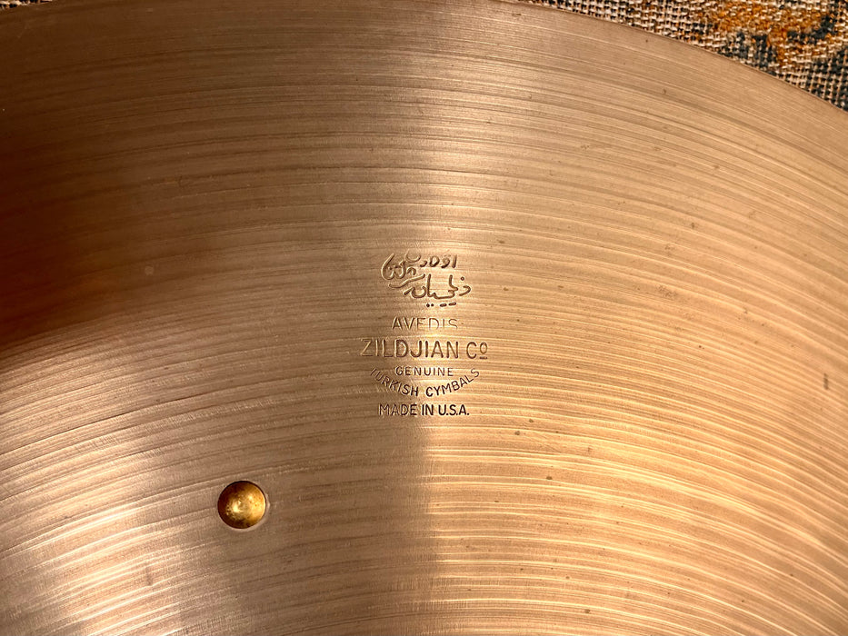 1950s Vintage Zildjian 20” WARM LIGHT RIDE SIZZLE 2178 g Hand