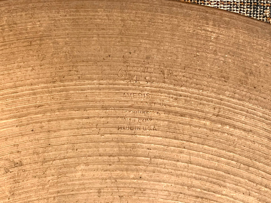 Discontinued Vintage Zildjian MINI CUP Ride 20” 2588 g Controlled Focused Definition! Almost FLAT