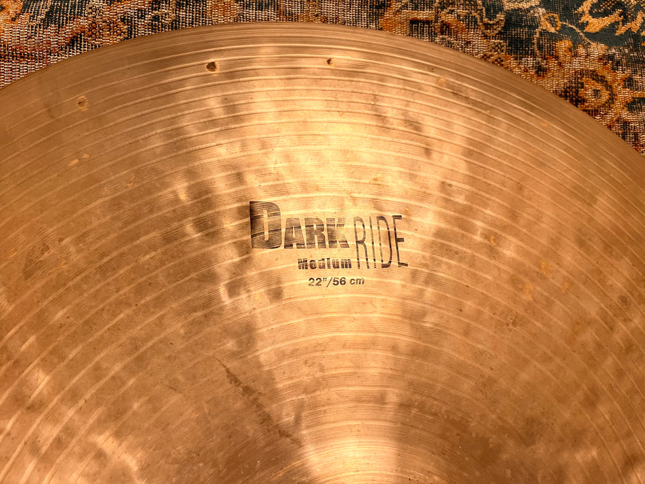 Zildjian K DARK MEDIUM Ride 22” 2938 g Very Smooth and Sweet w/ Great Definition! Clean