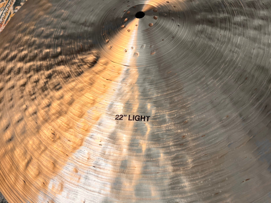Zildjian K CONSTANTINOPLE LIGHT RIDE 22” SIZZLE 2346 g PERFECT Ultra WARM! Crashable! Collectible!