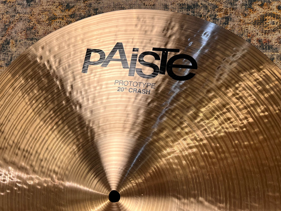 Glorious Smooth FULL Paiste PROTOTYPE 602 Masters 20” CRASH 1879 g IMMACULATE