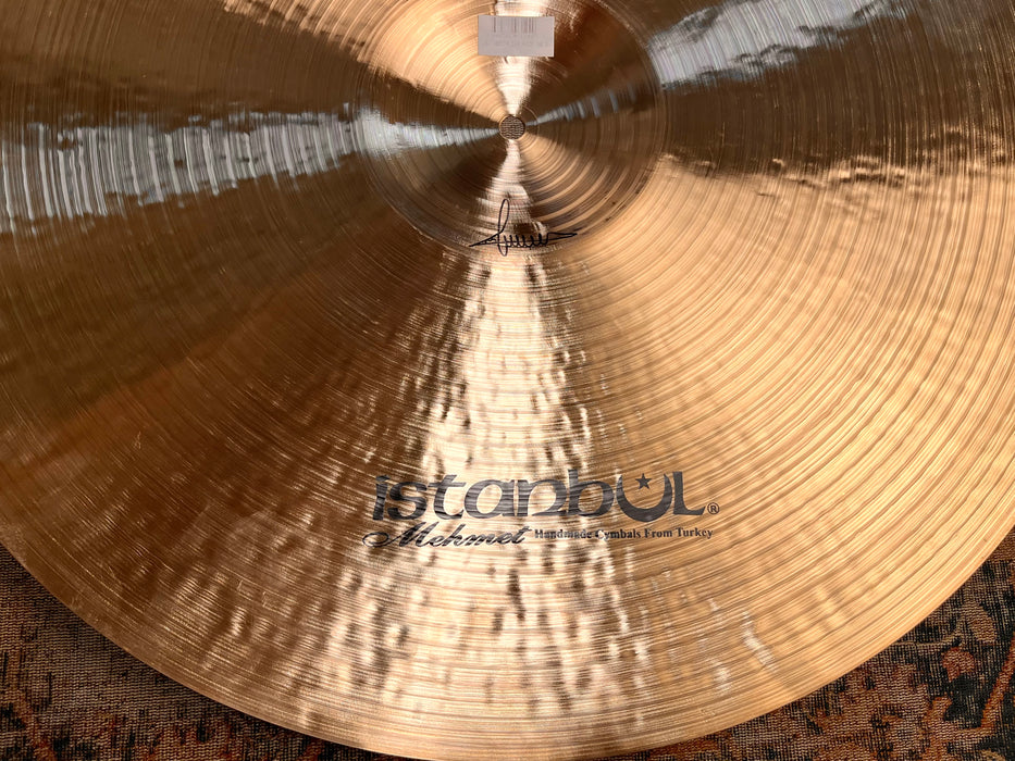 RARE HUGE ISTANBUL Mehmet Nostalgia 50s 24” Ride 2786 g IMMACULATE! ULTRA Warm Lush