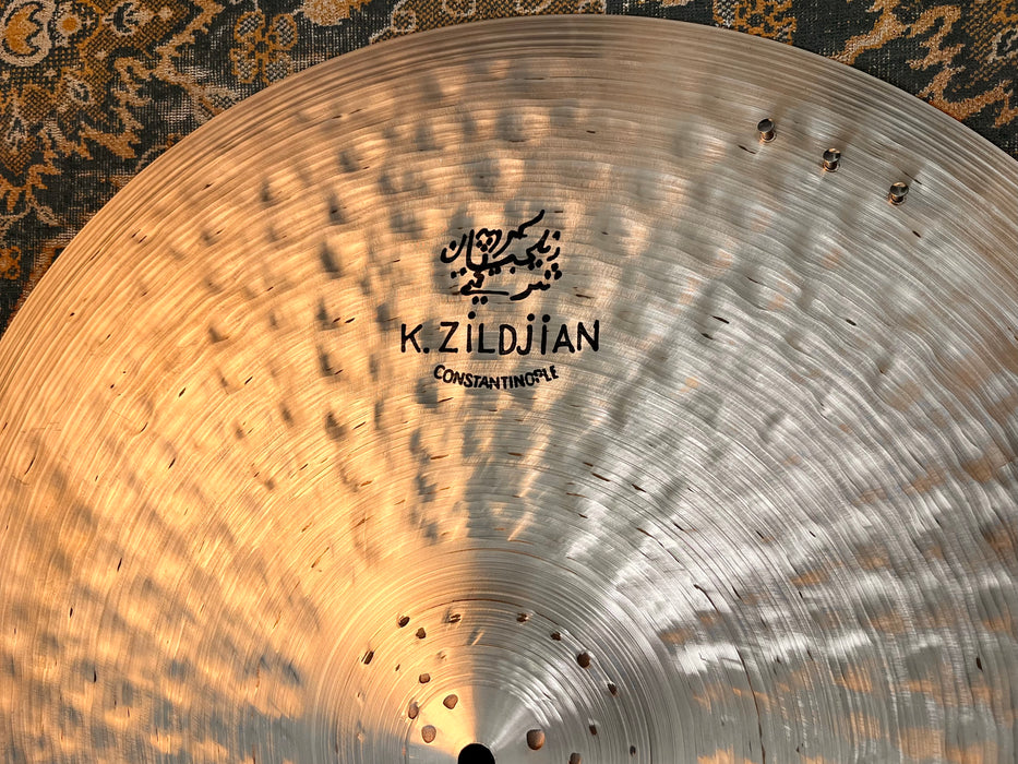 Zildjian K CONSTANTINOPLE LIGHT RIDE 22” SIZZLE 2346 g PERFECT Ultra WARM! Crashable! Collectible!