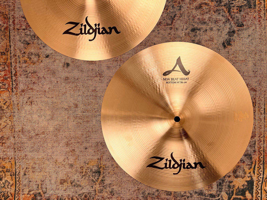 Zildjian New Beat Hihats 14” PERFECT 998 1384 g Versatile! IMMACULATE Cond! Why Pay $450!!