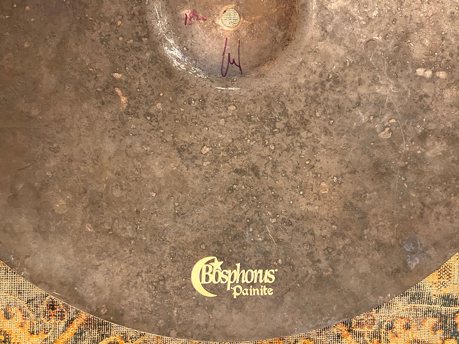 COMPLEX DRY LIGHT BLACKENED Bosphorus Crash 18” Only 1320 g Painite! Fast! Beautiful!