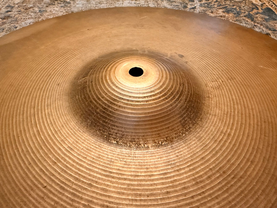 1960s Vintage Zildjian Crash Ride 22” LIGHT DRY COMPLEX Medium Thin 2652 g