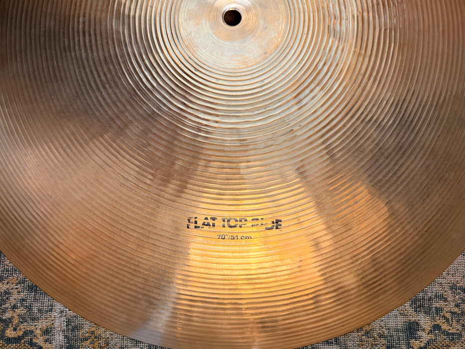 Vintage 80s Zildjian K FLAT Ride 20” Rare BRILLIANT! Glassy Focused! ULTRA TIGHT Definition 2532 g CLEAN