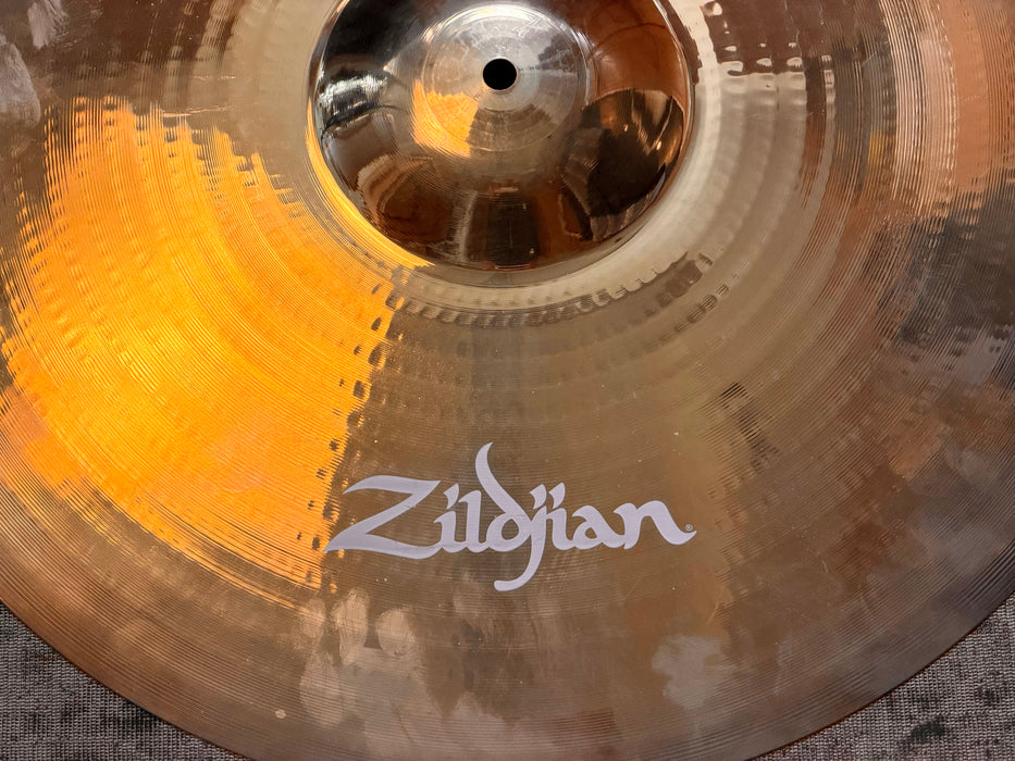 20th ANNIVERSARY Zildjian A Custom Medium Thin 21” Ride GLASSY SMOOTH Versatile! 2494 g CLEAN