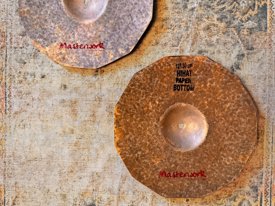 ALL ABOUT 12! Masterwork DODECAGON Turk Style Unlathed 12” Hihats PERFECT! 450 620 g EFFECTS