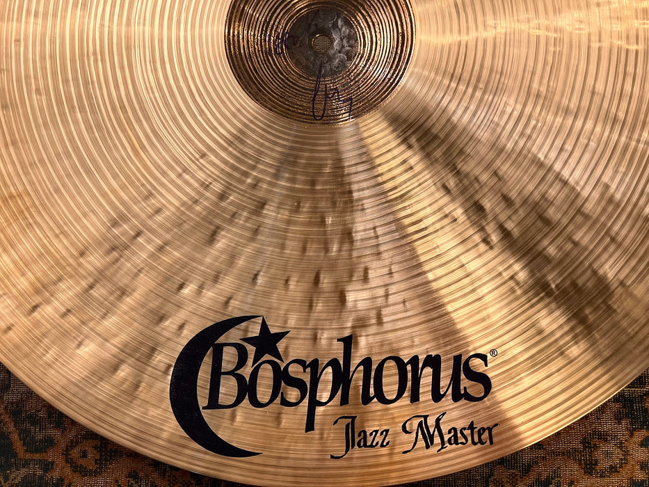 VERY LIGHT COMPLEX Bosphorus JAZZ MASTER 22” THIN Ride ONLY 1880 g PAPERY MINT