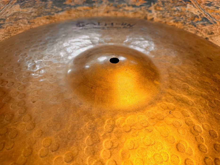 RAW Sabian SIGNATURE WILL CALHOUN LUNAR Ride 21” 3434 g RARE! Super Dry with SUPER CUTTING BELL