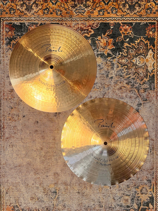RARE Paiste SIGNATURE SOUND EDGE 13” Hihats CLEAN ULTRA CRISP! Discontinued! Amazing shape! 866 950 g